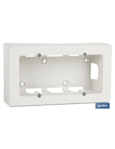 ZÓCALO SUPERFICIE 253X96X43 PARA 3 ELEMENTO. BLANCO