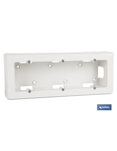 ZÓCALO SUPERFICIE 253X96X43 PARA 3 ELEMENTO. BLANCO