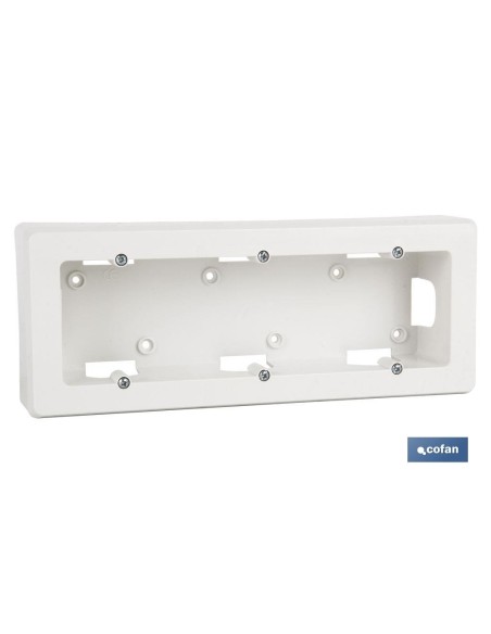 ZÓCALO SUPERFICIE 253X96X43 PARA 3 ELEMENTO. BLANCO