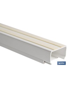 MINICANAL RECTO ADHESIVO 2M 10X20