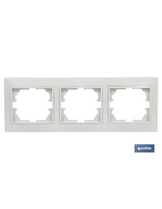 MARCO 3 ELEMENTOS HORIZONTAL BLANCO
