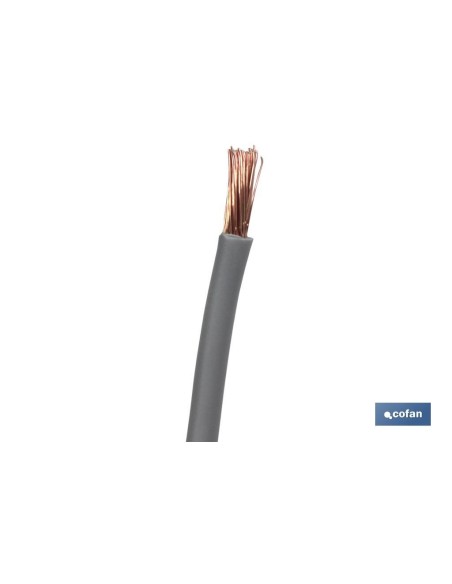 ROLLO CABLE H07V-K 1X1,5MM2 GRIS (100M)