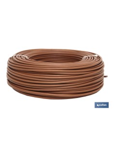 ROLLO CABLE H07V-K 1X1,5MM2 MARRÓN (100M)