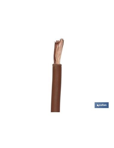 ROLLO CABLE H07V-K 1X1,5MM2 MARRÓN (100M)