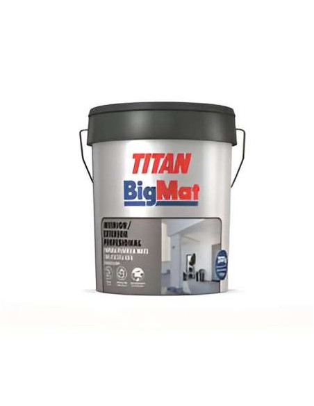 PINTURA 20KG INT- EXT TITAN BIGMAT BCO MATE