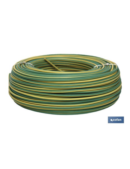 ROLLO CABLE H07V-K 1X1,5MM2 AMAR/VERDE (100M)