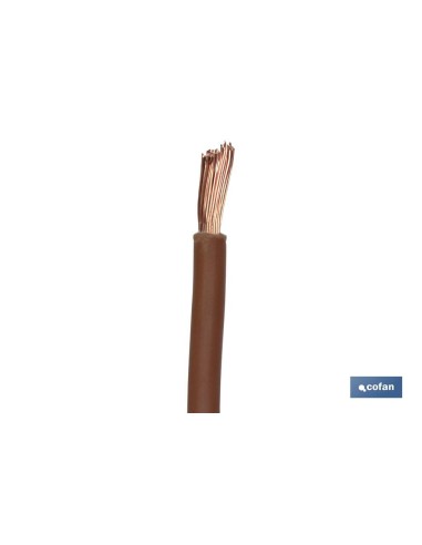ROLLO CABLE H07V-K 1X2,5MM2 MARRÓN (100M)