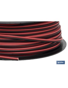 ROLLO 100M CABLE PARALELO ROJO/NEGRO (2X0,75) 2