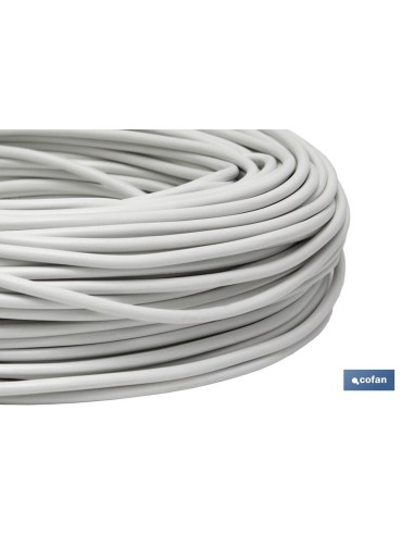 ROLLO 100M MANGUERA BLANCO H05VV-F (2X1MM)