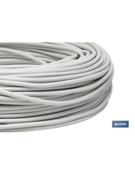 ROLLO 100M MANGUERA BLANCO H05VV-F (2X1MM)