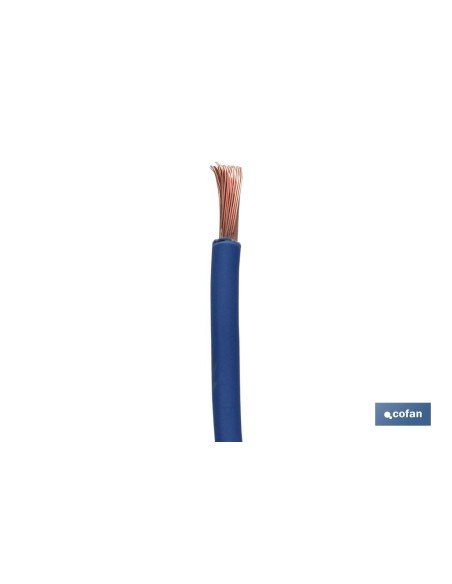 ROLLO CABLE H07V-K 1X6MM2 AZUL (100M)