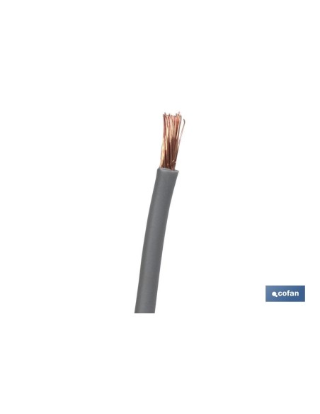 ROLLO CABLE H07V-K 1X6MM2 GRIS (100M)