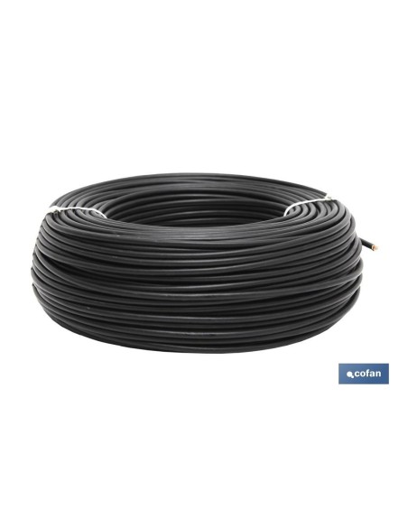 ROLLO CABLE H07V-K 1X6MM2 NEGRO (100M)