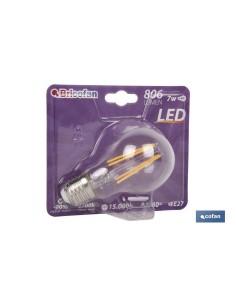 BOMBILLA LED CLASIC FILAMENTO E27 7W 806LM 2700K 2