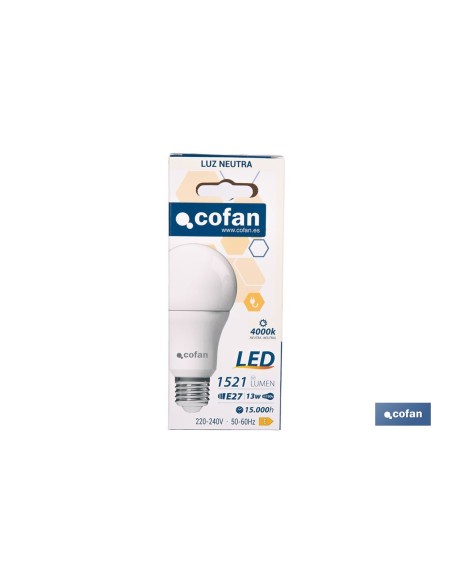 BOMBILLA LED CLASSIC E27 13 W 1521 LM 4000 K