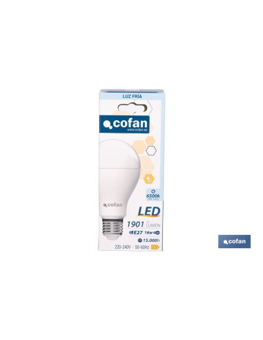 BOMBILLA LED CLASSIC E27 16 W 1901 LM 6500 K