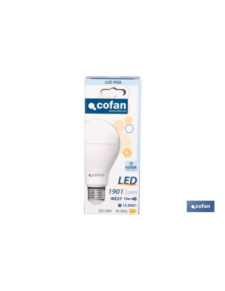 BOMBILLA LED CLASSIC E27 16 W 1901 LM 6500 K