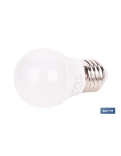 BOMBILLA LED ESFÉRICA E27 6.5 W 806 LM 3000 K 2