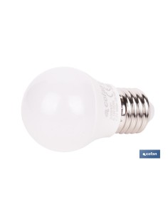 BOMBILLA LED ESFÉRICA E27 6.5 W 806 LM 6500 K 2
