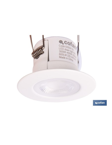 DOWNLIGHT ESTANCO 6 W IP65 600 LM 3 CCT Ø80 X 50 MM