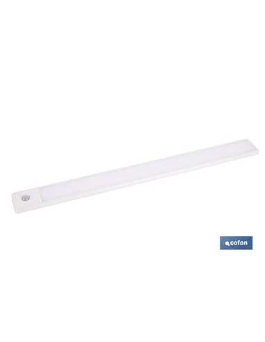 APLIQUE LED RECARGABLE CON SENSOR 3,7 V 2,2 AH 180 LM 3CCT 400 X 40 MM