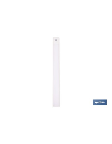 APLIQUE LED RECARGABLE CON SENSOR 3,7 V 2,2 AH 180 LM 3CCT 400 X 40 MM