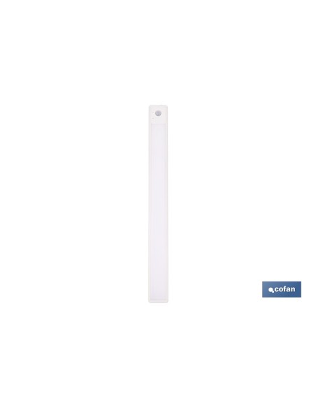 APLIQUE LED RECARGABLE CON SENSOR 3,7 V 2,2 AH 180 LM 3CCT 400 X 40 MM