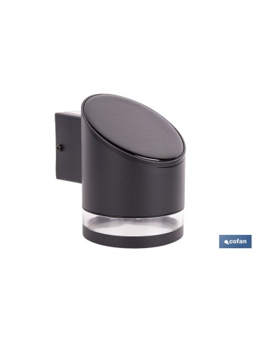 APLIQUE LED SOLAR NEGRO CON SENSOR 3,7 V 1,2 Ah IP65 3000 K 120 X 90 X 120 MM