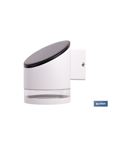APLIQUE LED SOLAR BLANCO CON SENSOR 3,7 V 1,2 Ah IP65 3000 K 120 X 90 X 120 MM