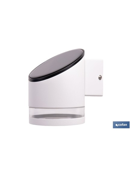 APLIQUE LED SOLAR BLANCO CON SENSOR 3,7 V 1,2 Ah IP65 3000 K 120 X 90 X 120 MM