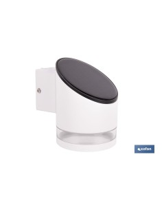 APLIQUE LED SOLAR BLANCO CON SENSOR 3,7 V 1,2 Ah IP65 3000 K 120 X 90 X 120 MM 2
