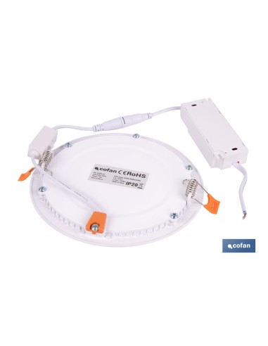 DOWNLIGHT EMPOTRABLE BLANCO SMD 12 W 1140 LM Ø168 MM 3CCT