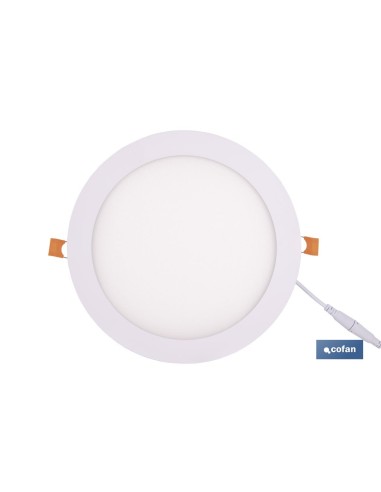 DOWNLIGHT EMPOTRABLE BLANCO SMD 18 W 1800 LM Ø220 MM 3CCT
