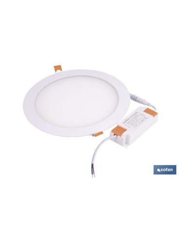 DOWNLIGHT EMPOTRABLE BLANCO SMD 18 W 1800 LM Ø220 MM 3CCT