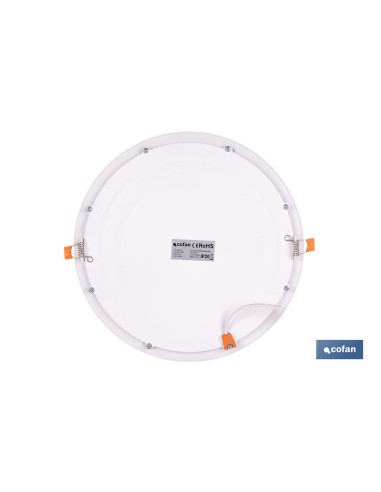 DOWNLIGHT EMPOTRABLE BLANCO SMD 24 W 2400 LM Ø295 MM 3CCT