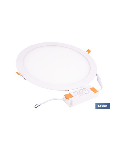 DOWNLIGHT EMPOTRABLE BLANCO SMD 24 W 2400 LM Ø295 MM 3CCT