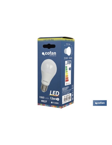 BOMBILLA LED 12W CLASIC 240º 1.050LM 3000K