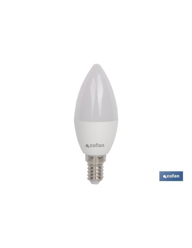 BOMBILLA LED 8W VELA E14 220º 810LM 4000K