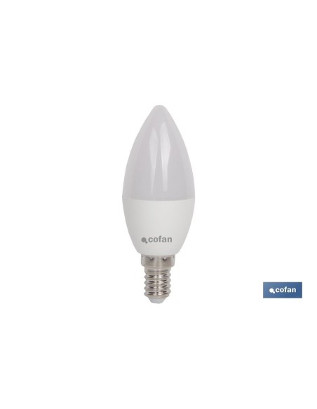 BOMBILLA LED 8W VELA E14 220º 810LM 4000K