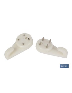 BL 2 UDS CUELGACUADROS 40MM