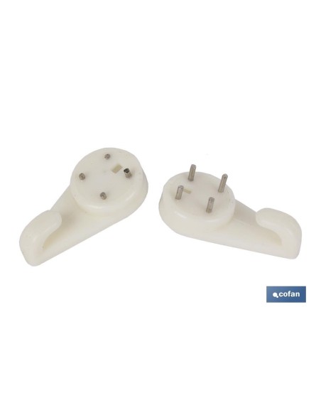 BL 2 UDS CUELGACUADROS 40MM