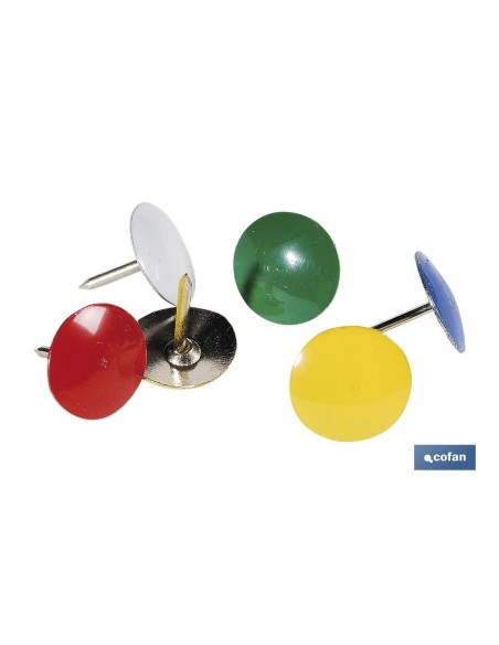 BL 35 UDS CHINCHETAS COLOR AMARILLA