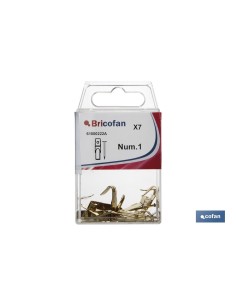 BLÍSTER DE 3 UDS. GANCHO CUELGACUADROS Nº 3 VENTA UNITARIA 2