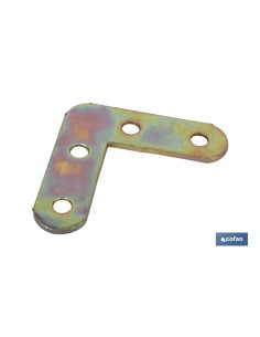 4 UDS. ESCUADRA PLANA 80 MM VENTA UNITARIA