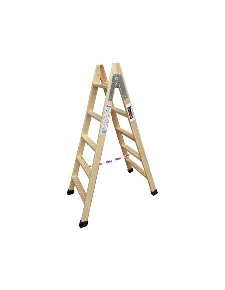 ESCALERA MADERA BIGMAT 5 P