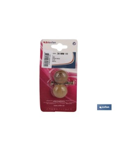 2 UDS. POMO DE ROBLE 40 MM VENTA UNITARIA 2