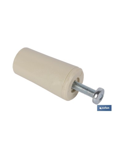 TOPE PERSIANA 40MM MARFIL 2 UDS