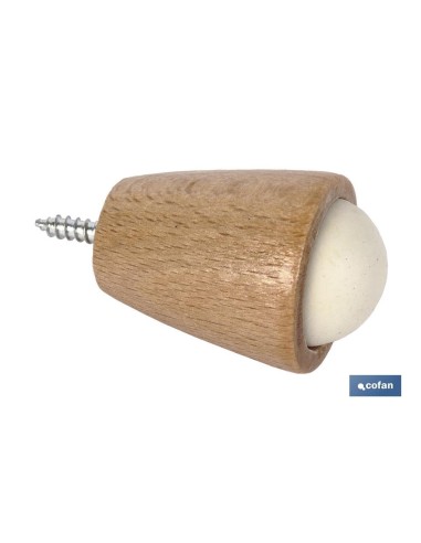 TOPE DE MADERA PARA PUERTA 40 MM VENTA UNITARIA