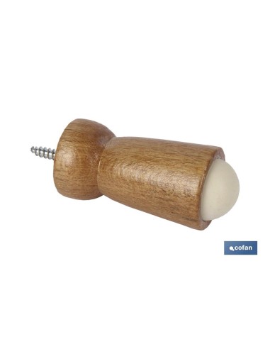 TOPE DE MADERA PARA PUERTA 60 MM VENTA UNITARIA
