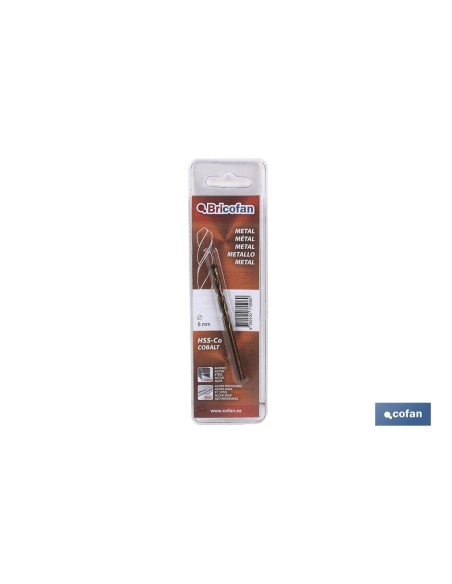 BL 1 UDS BROCA HSSCO DIN338 BRICOFAN 12 mm